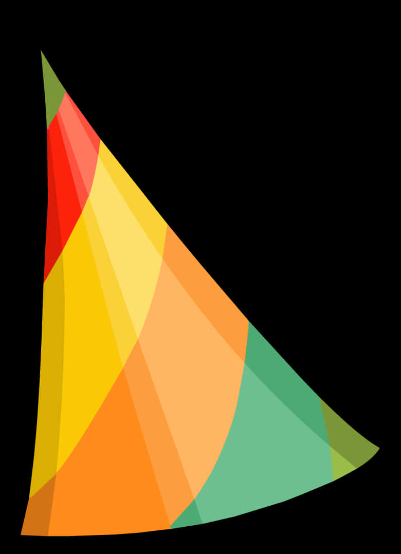 Colorful Party Hat Vector