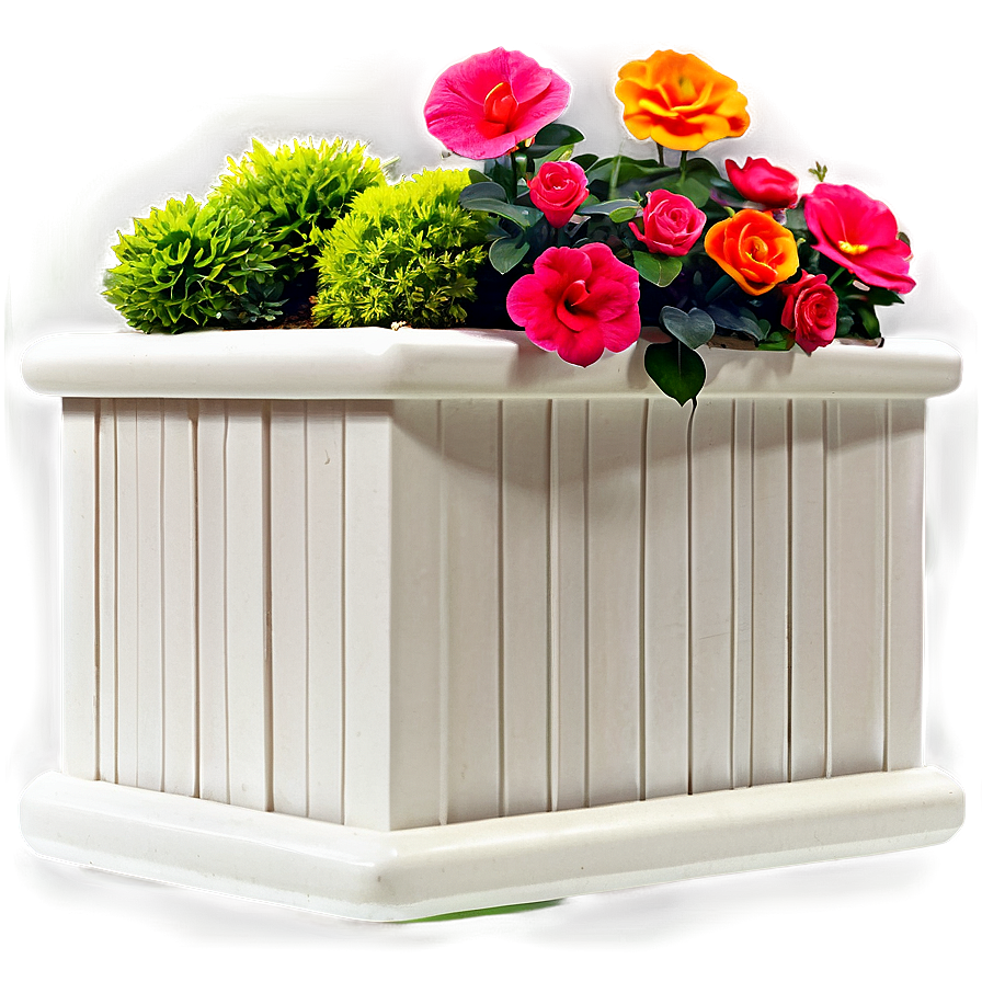 Colorful Planter Box Png Nlu