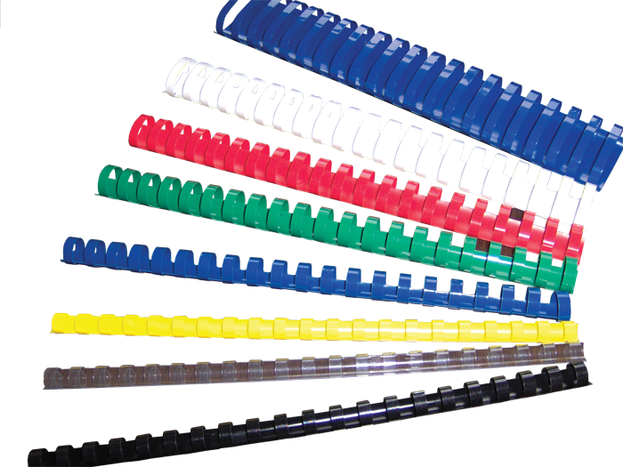 Colorful Plastic Binding Combs