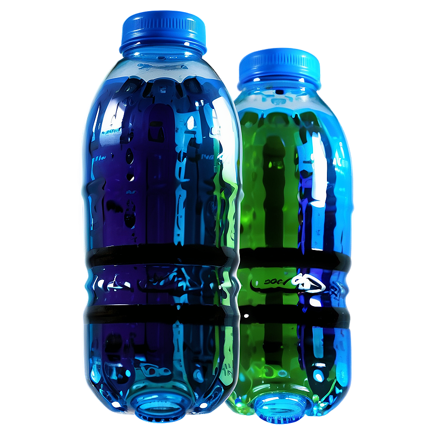 Colorful Plastic Water Bottle Png Pal