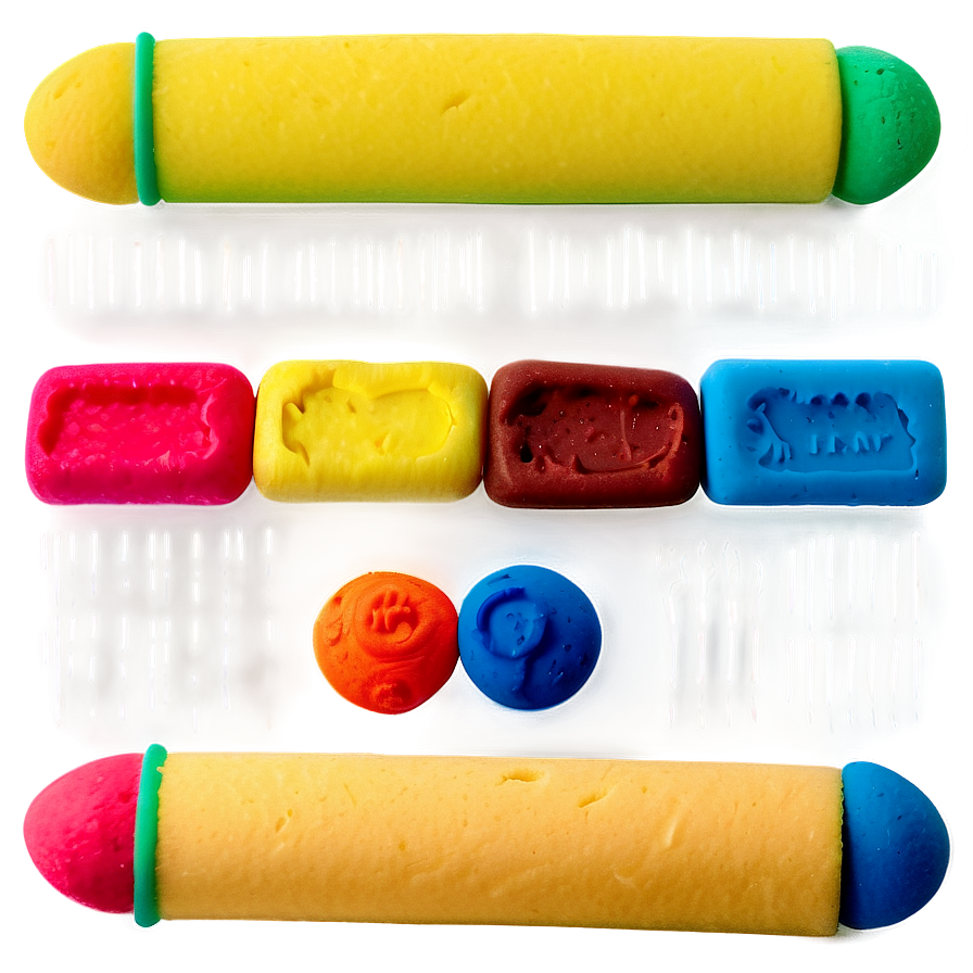 Colorful Playdough Set Png 27