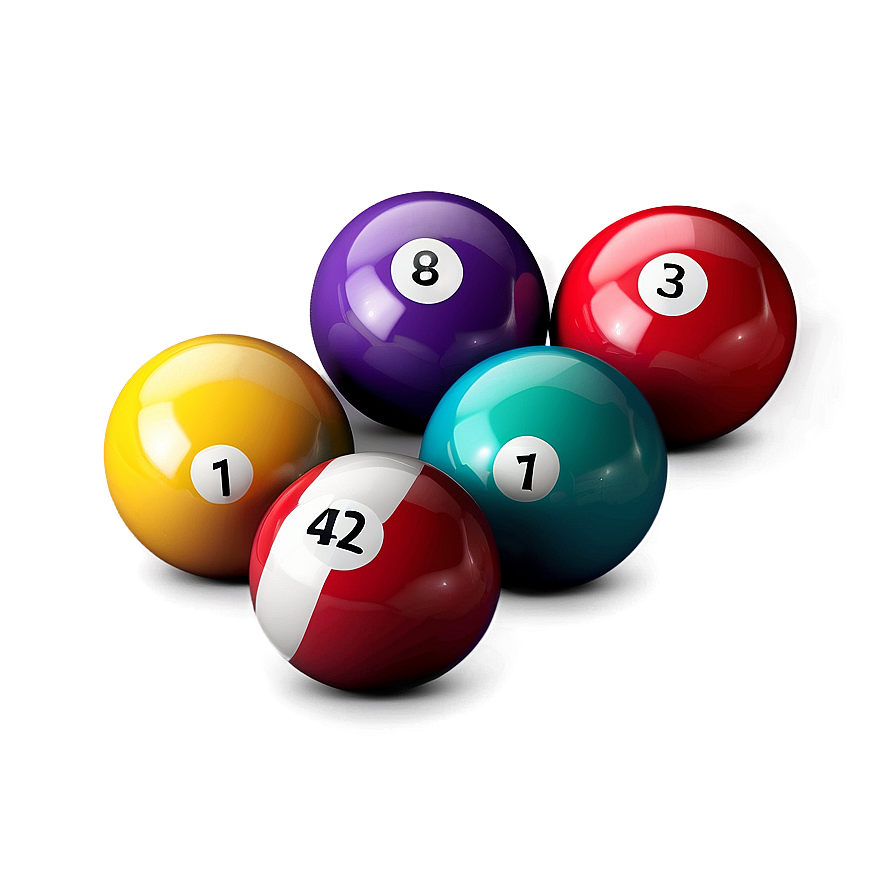 Colorful Pool Balls Png 31