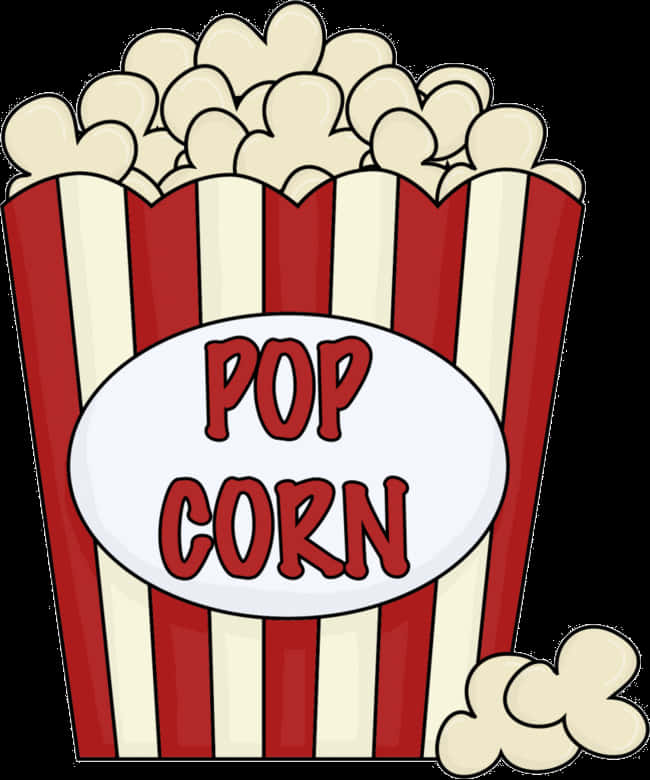 Colorful Popcorn Clipart