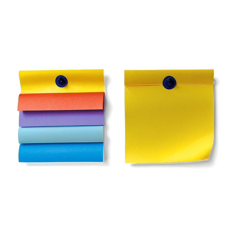 Colorful Post It Notes Png Ofn