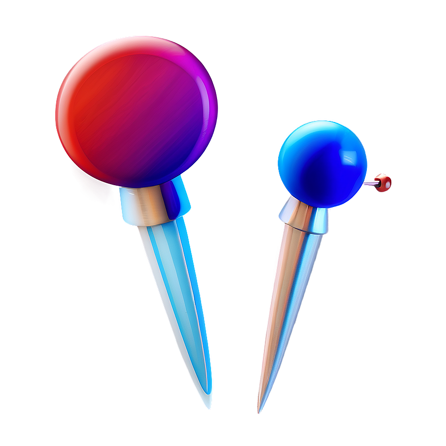 Colorful Push Pin Png Rck46