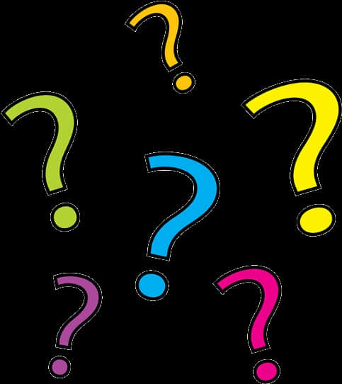 Colorful Question Marks Clipart