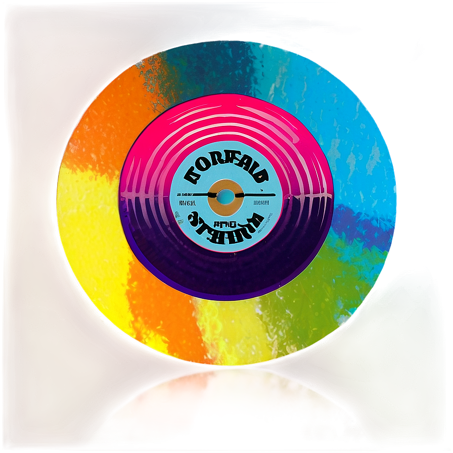 Colorful Record Label Png 05242024