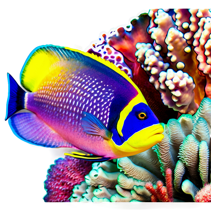 Colorful Reef Underwater Png Ste71