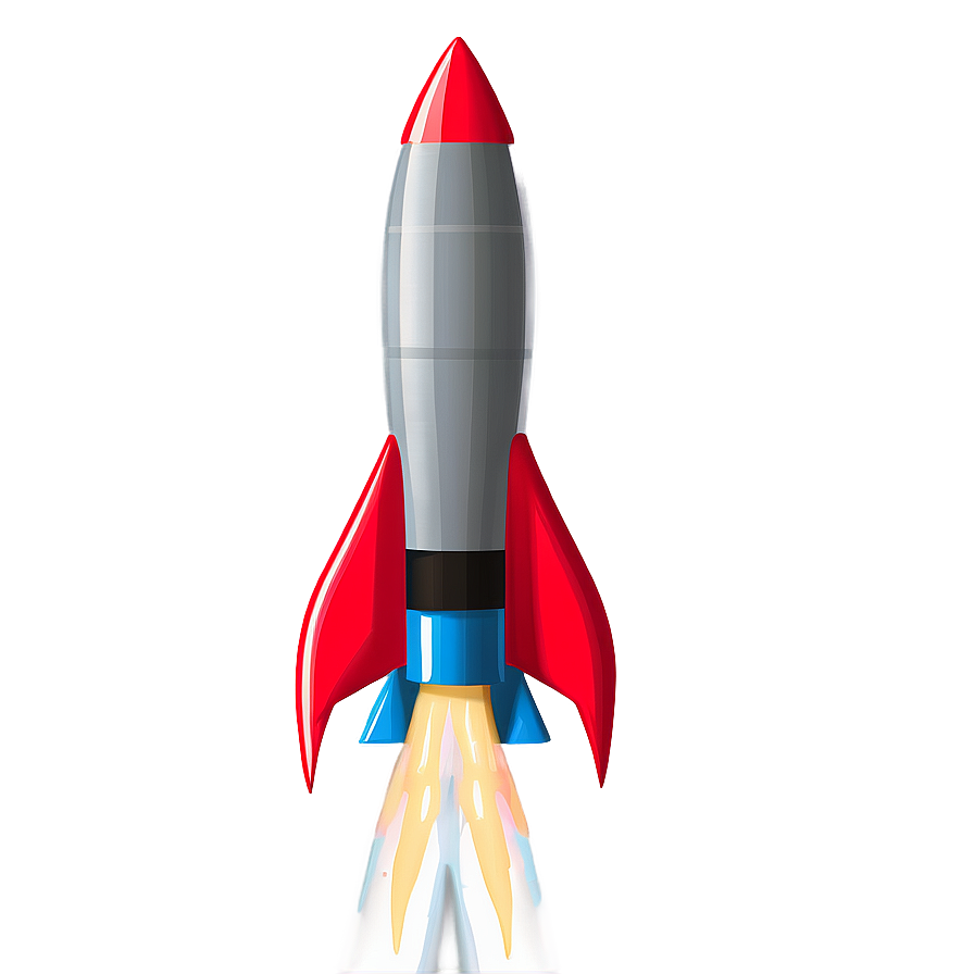 Colorful Rocket Clipart Png 19