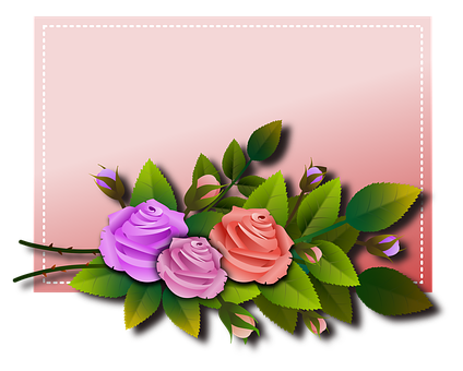 Colorful Roses Illustration