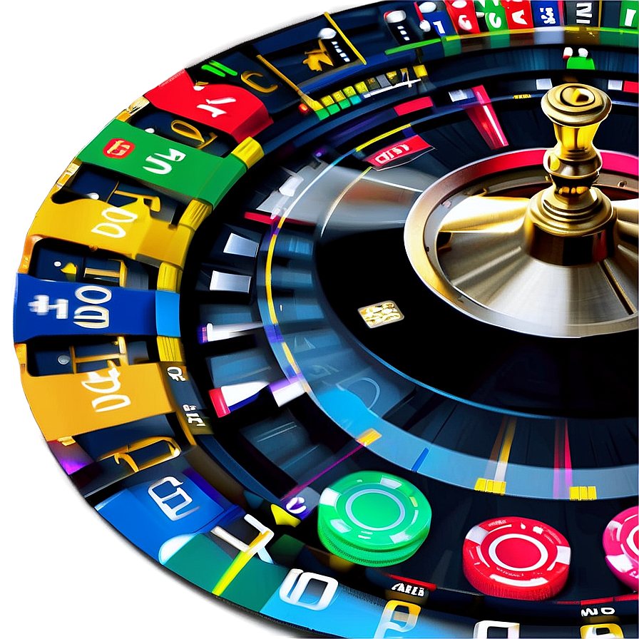 Colorful Roulette Betting Mat Png 06202024