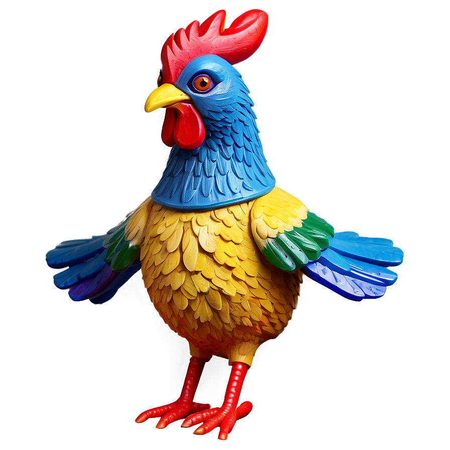 Colorful Rubber Chicken Png 06132024