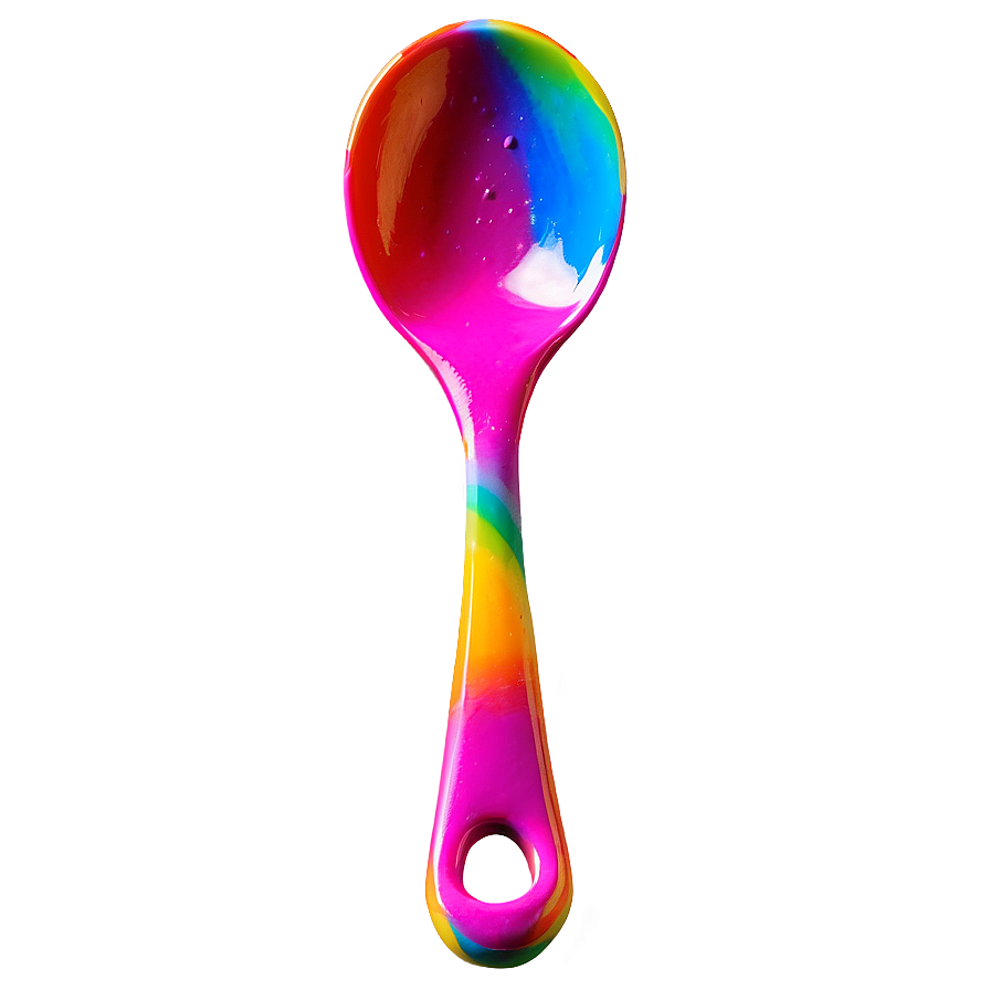 Colorful Salad Spoon Png 05252024