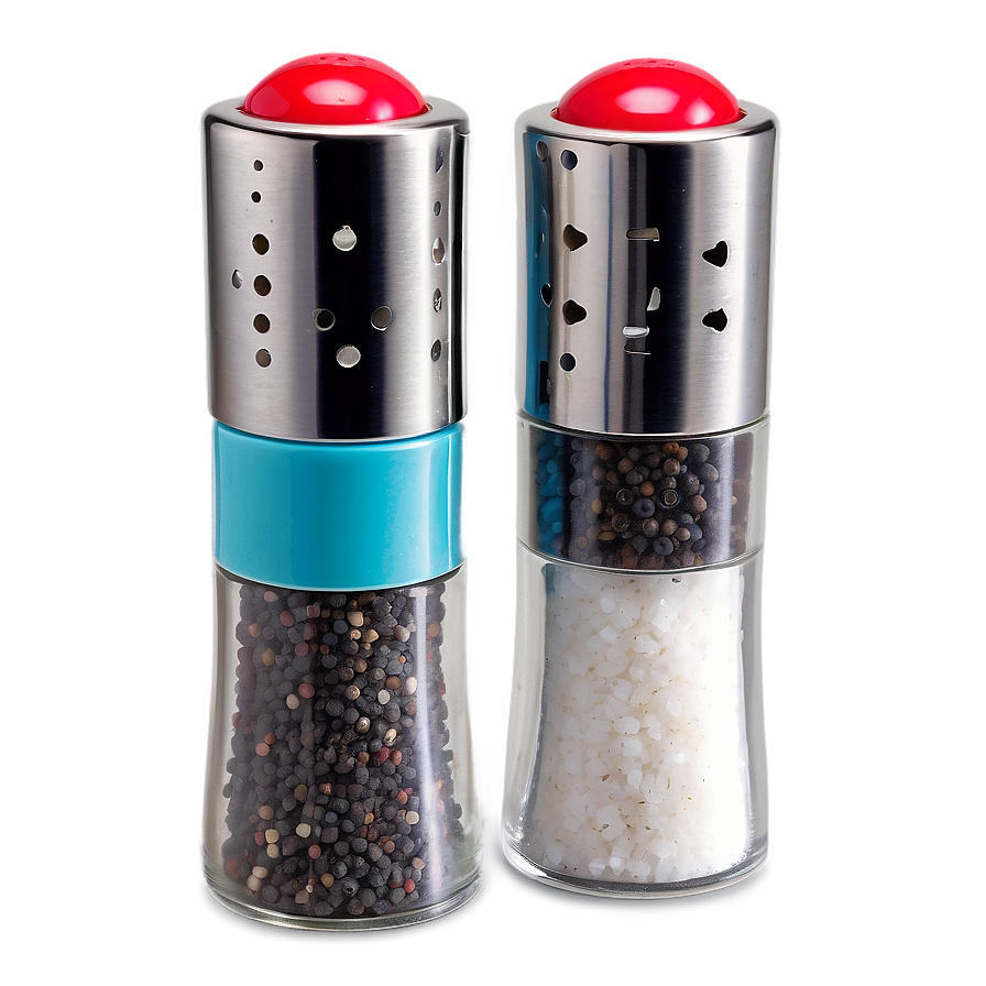 Colorful Salt And Pepper Grinders Png Qup