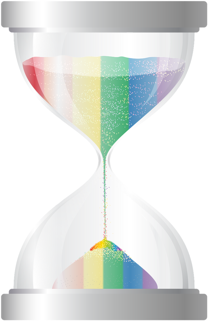 Colorful Sand Hourglass