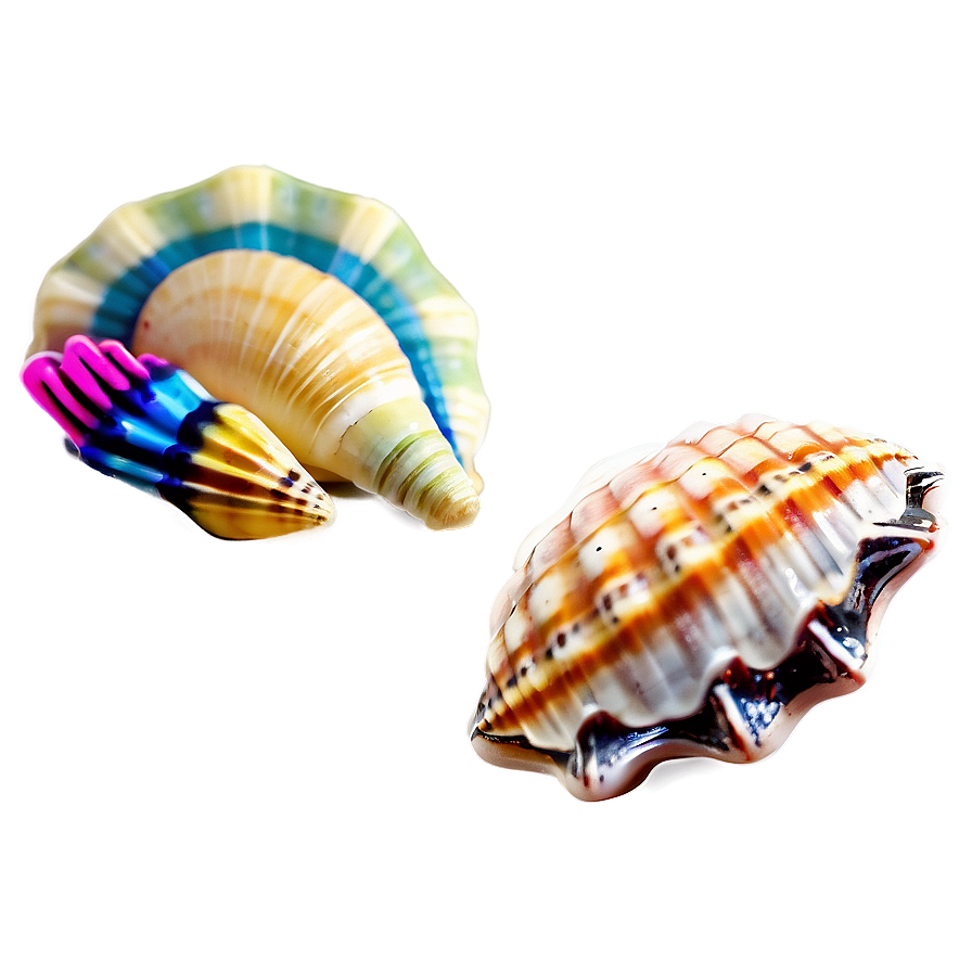 Colorful Sea Shells Png 06212024