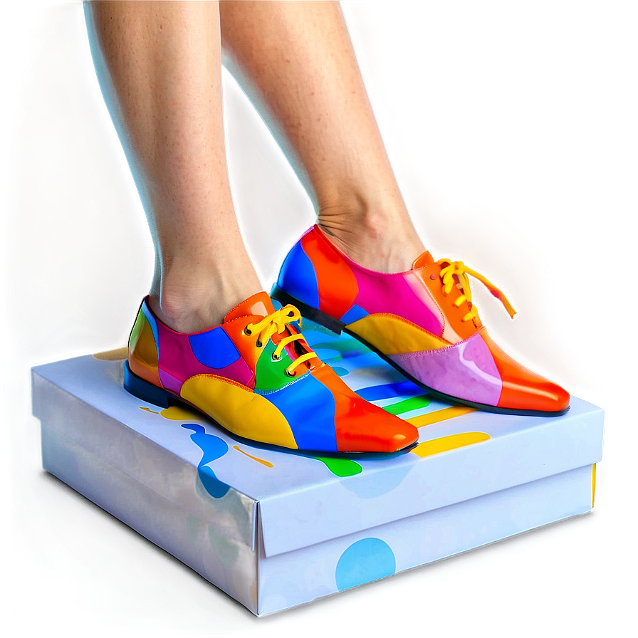 Colorful Shoe Box Designs Png Cmx