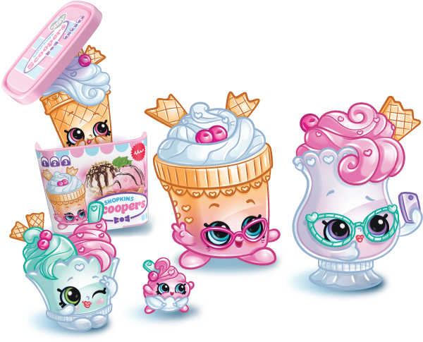 Colorful Shopkins Characters