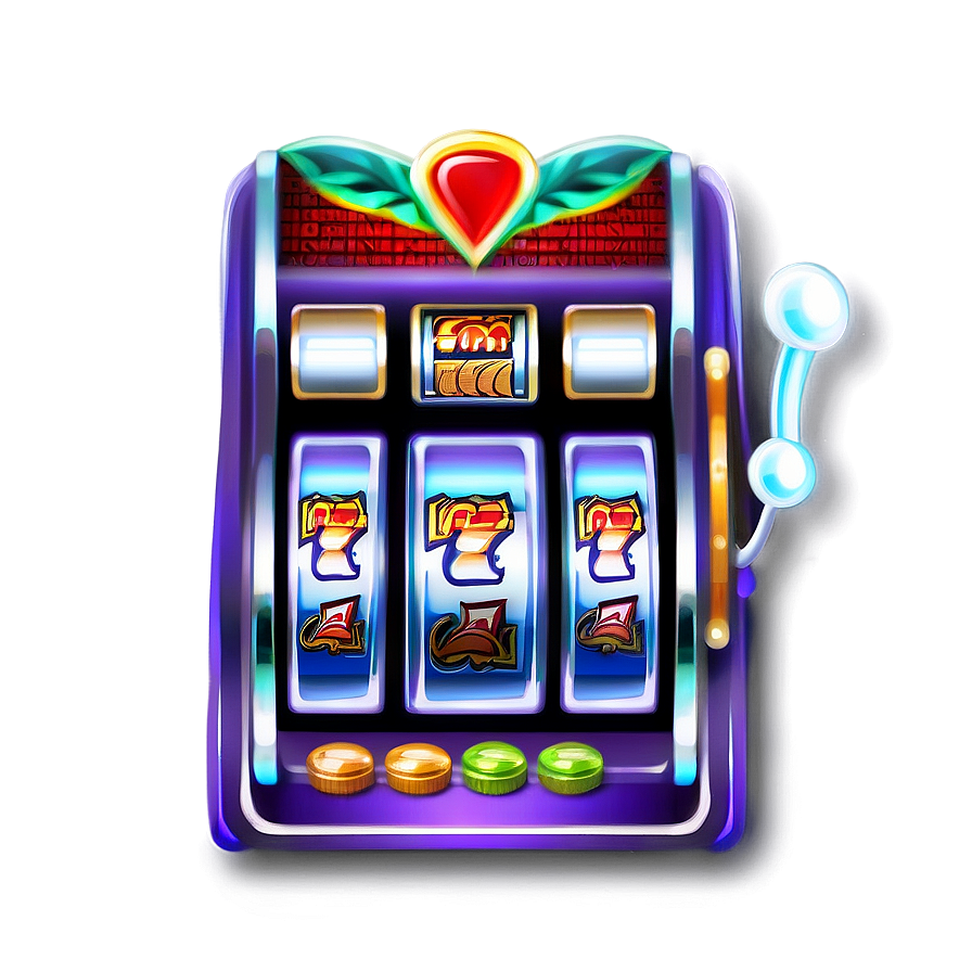 Colorful Slot Machine Illustration