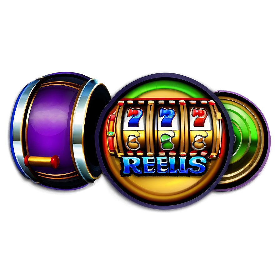 Colorful Slot Machine Reels