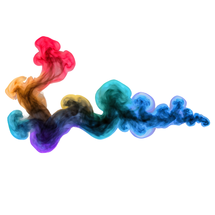 Colorful Smoke Effect Art Png Gro