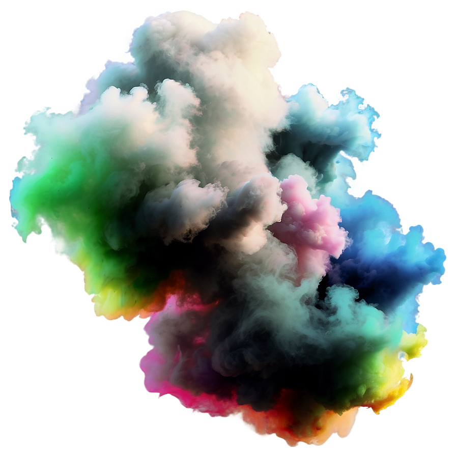 Colorful Smoke Png 9