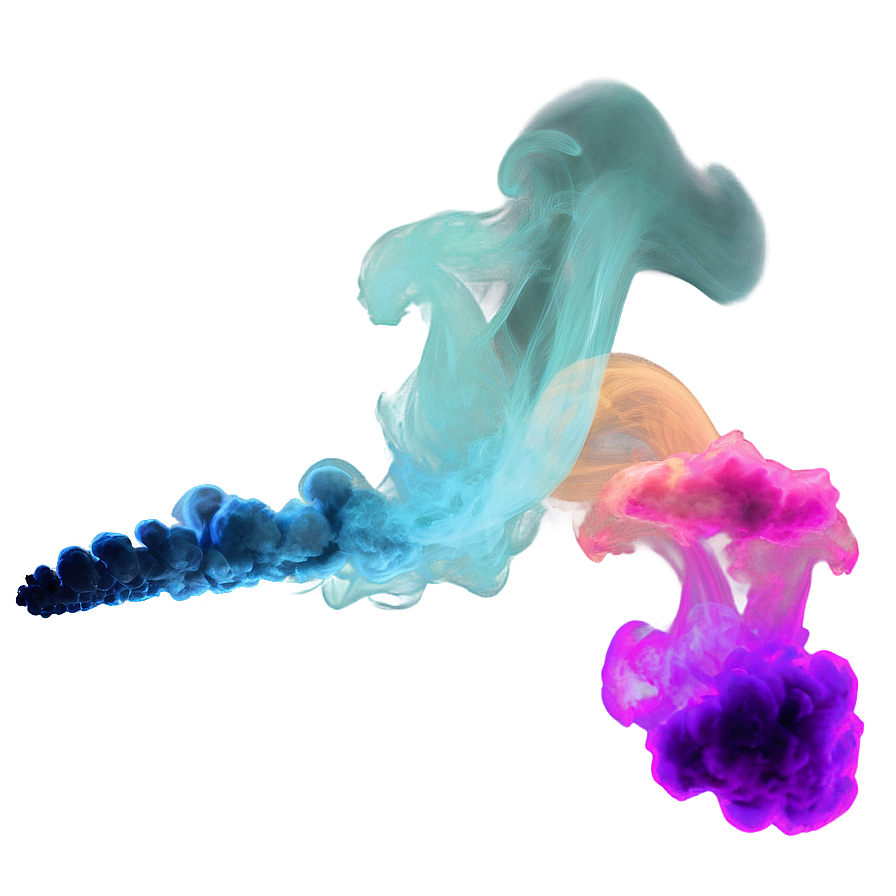 Colorful Smoke Trail Png Wmx36