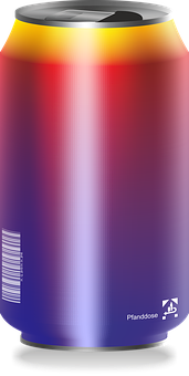 Colorful Soda Can Design