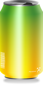 Colorful Soda Can Gradient Design