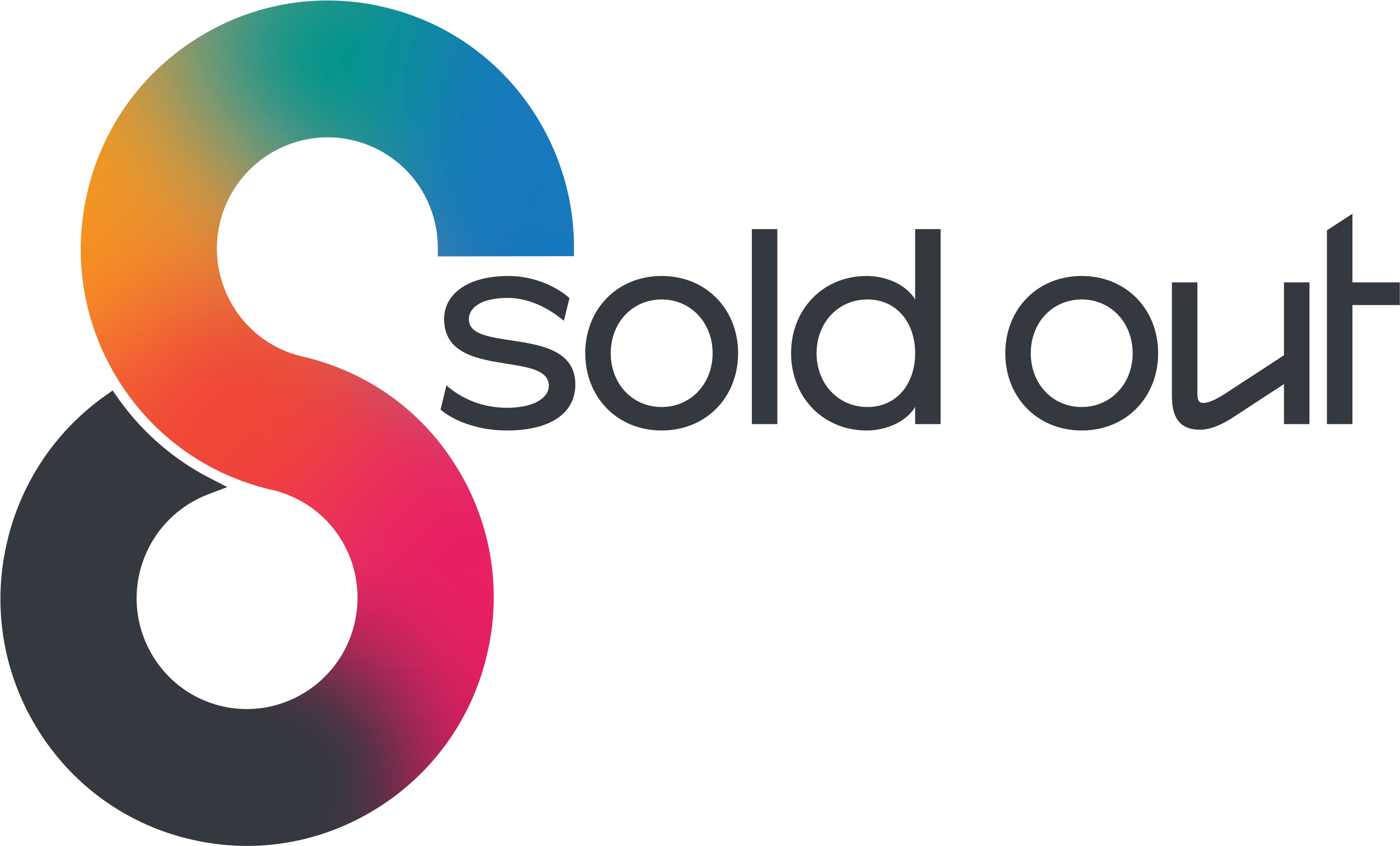 Colorful Sold Out Logo