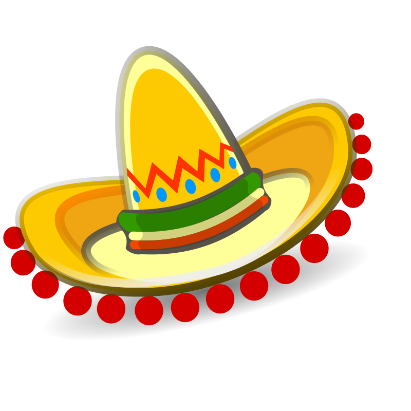 Colorful Sombrero Clipart