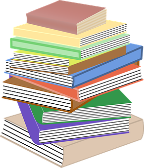 Colorful Stackof Books