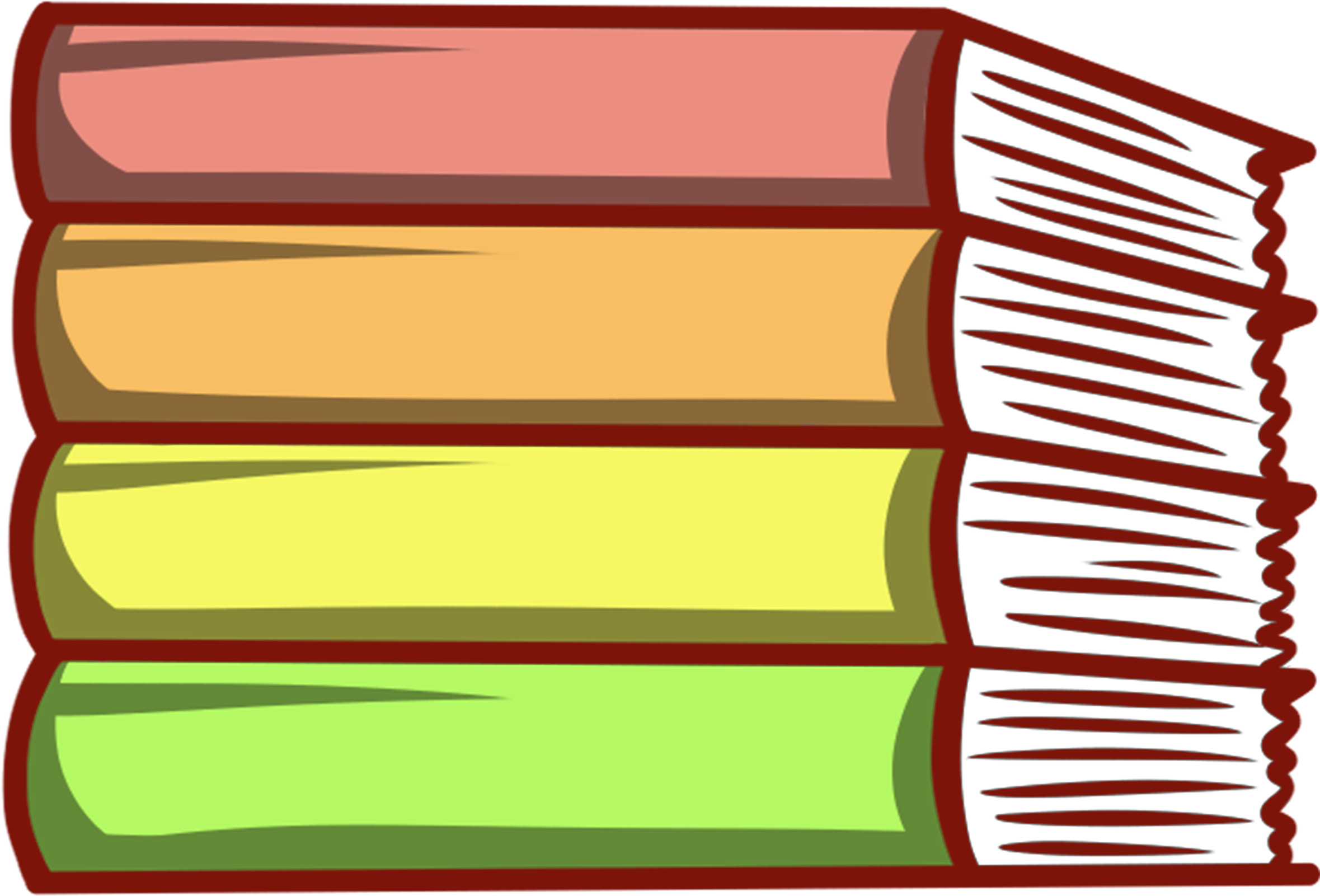 Colorful Stackof Books Illustration