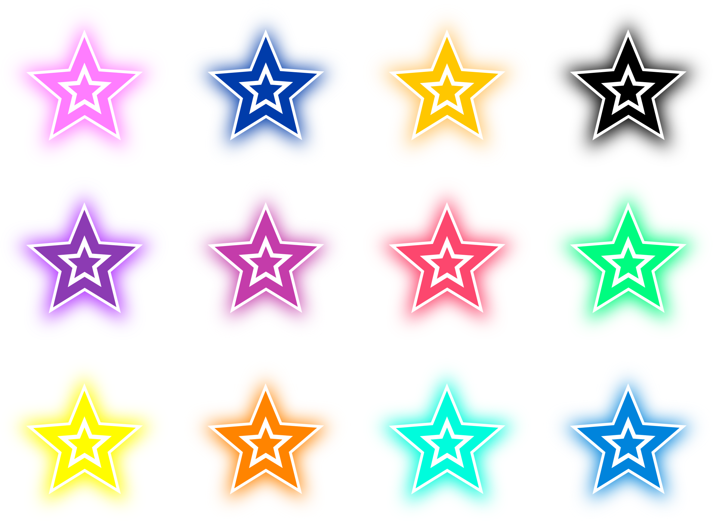 Colorful Star Patterns