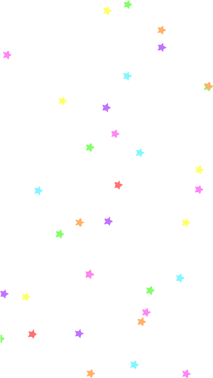 Colorful Stars Pattern Tumblr Background