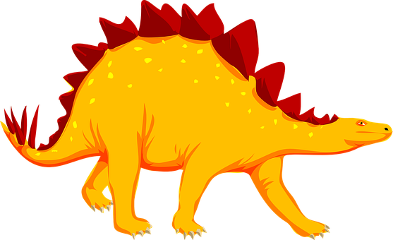 Colorful_ Stegosaurus_ Illustration