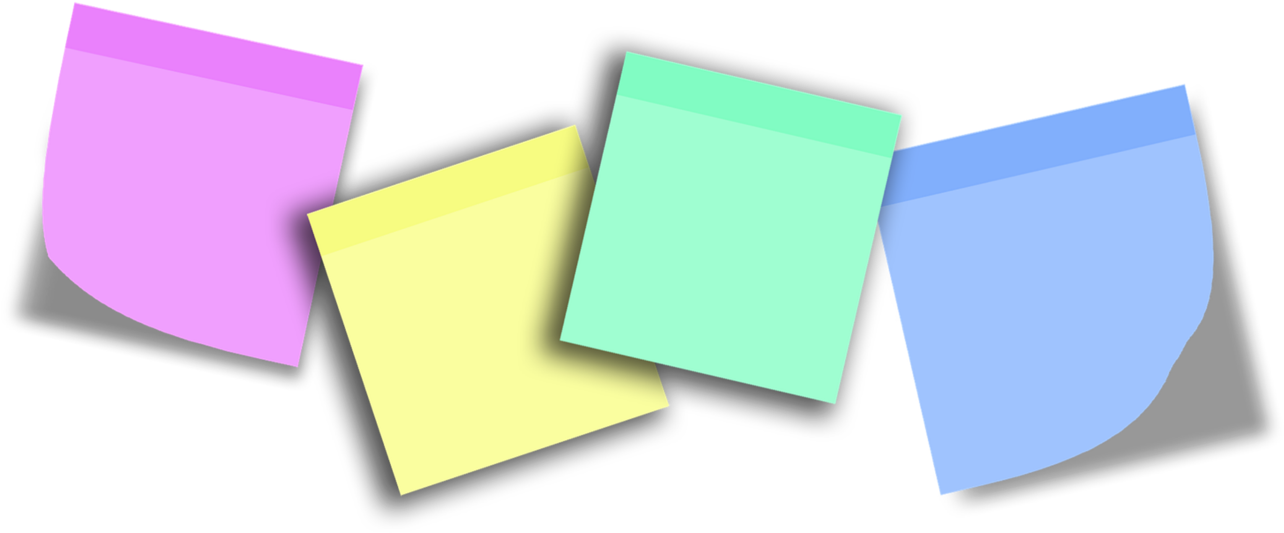 Colorful Sticky Notes Vector