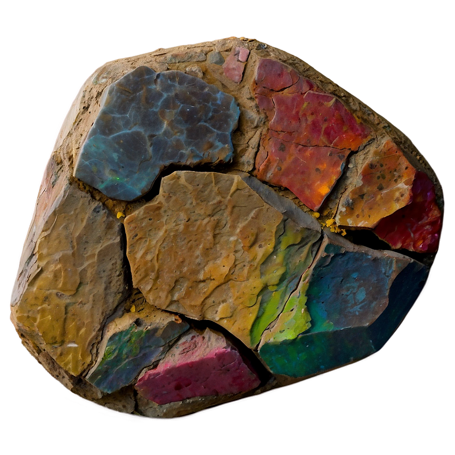 Colorful Stone Texture Png 06252024