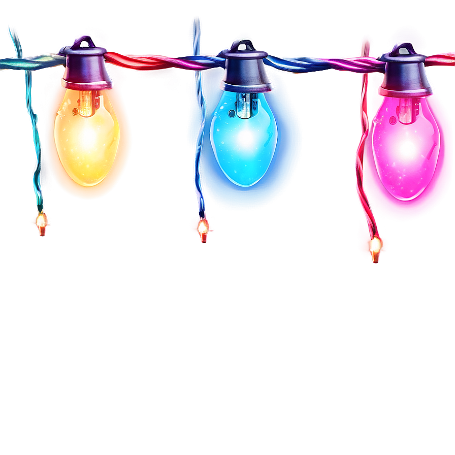 Colorful String Lights Png Tpy