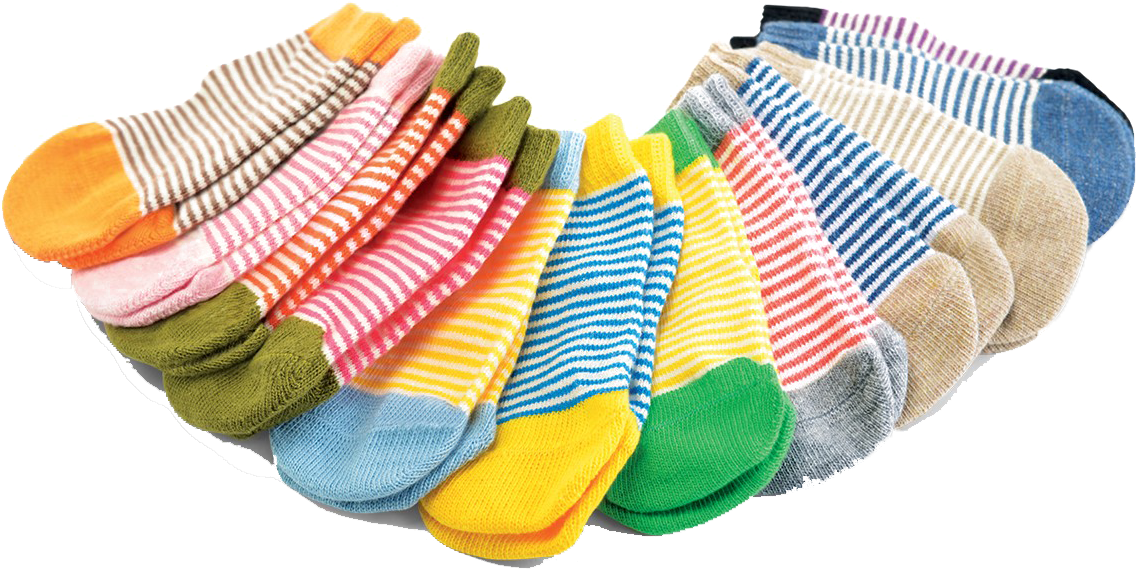 Colorful Striped Socks Collection