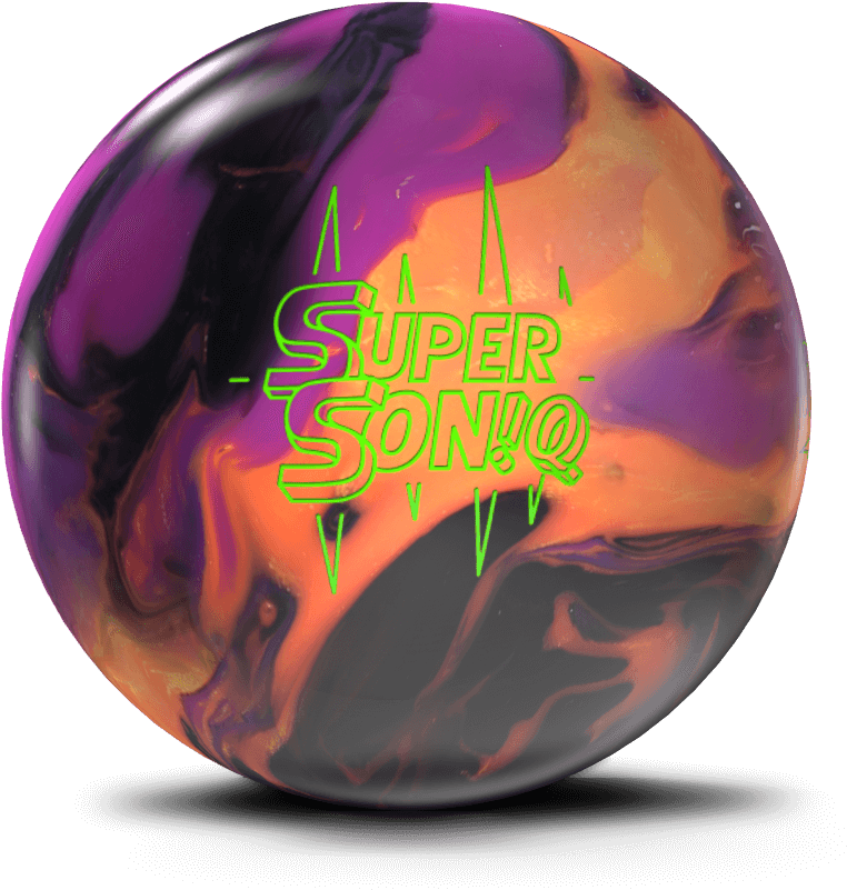 Colorful Super Soniq Bowling Ball