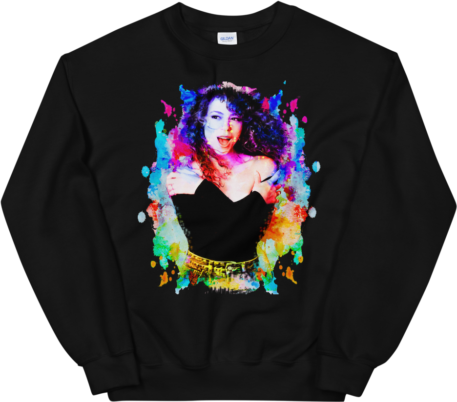 Colorful Sweatshirt Designwith Figure