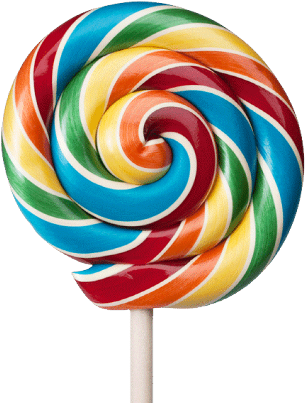 Colorful Swirl Lollipop