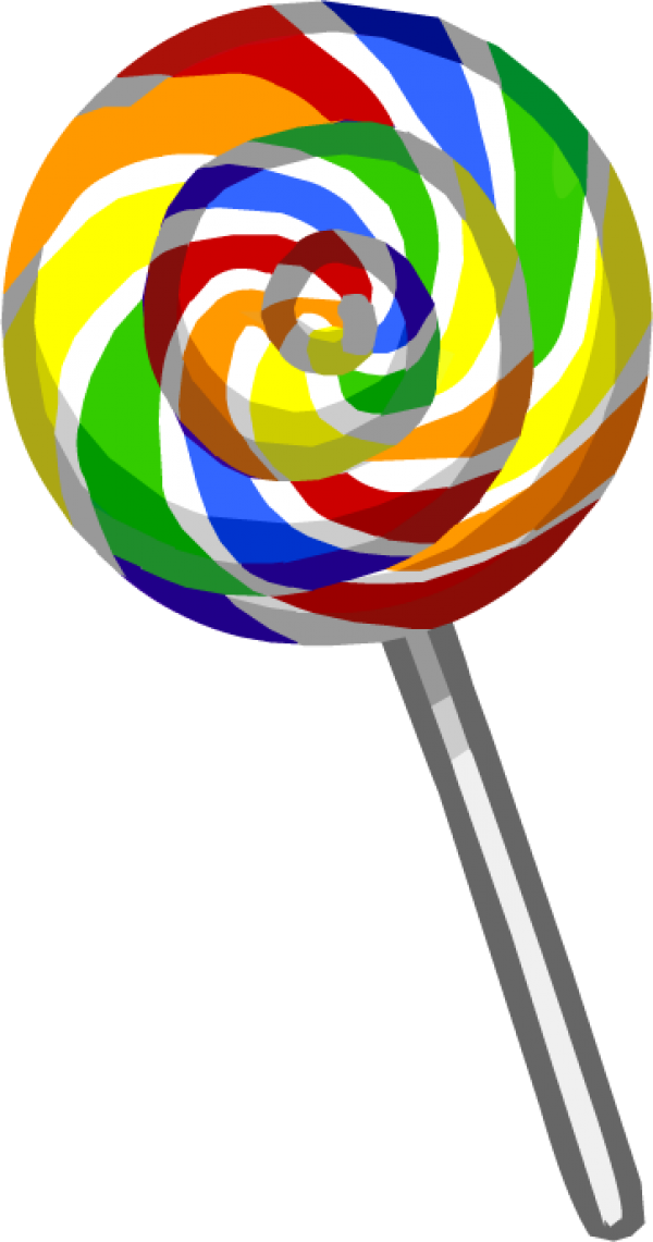 Colorful Swirl Lollipop