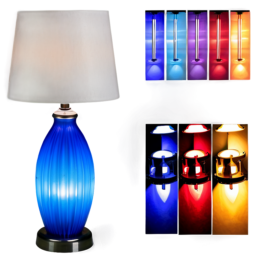 Colorful Table Lamp Png 06262024