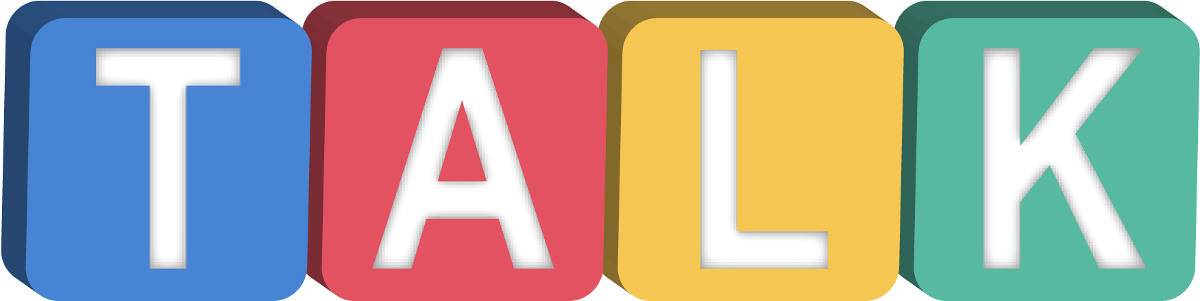 Colorful_ Talk_ Text_ Logo