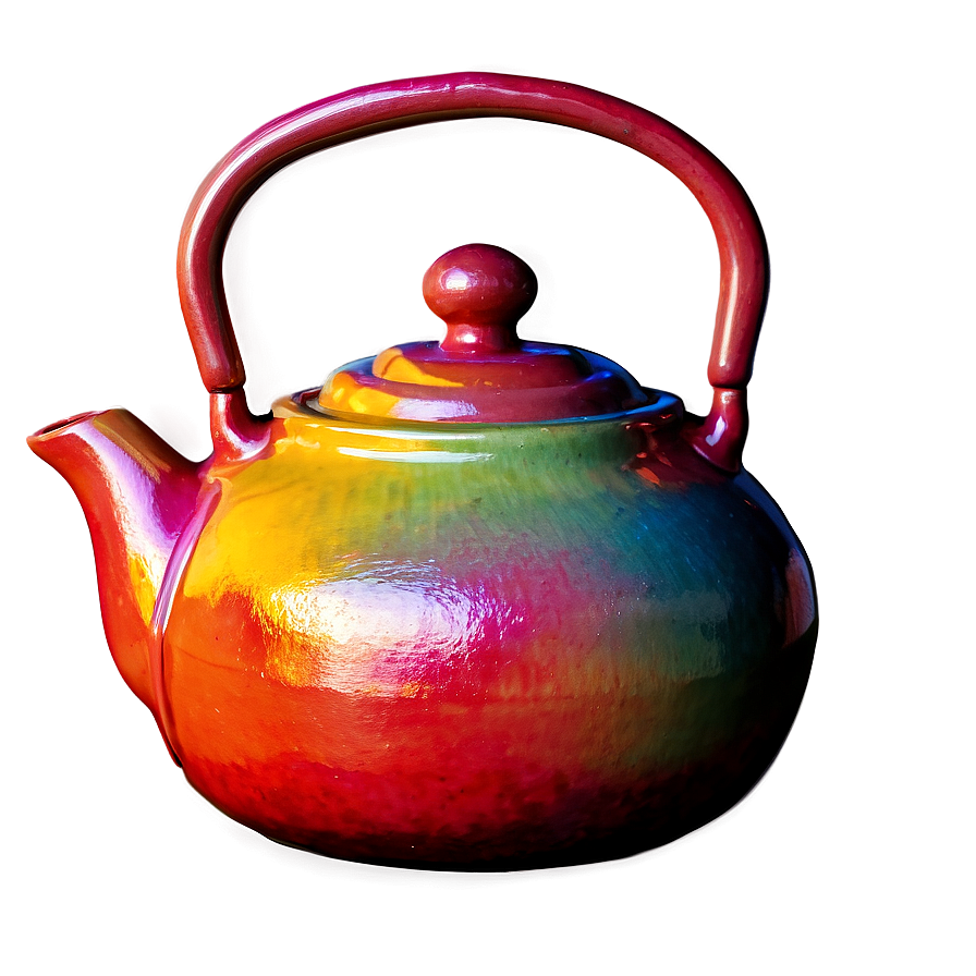 Colorful Teapot Png Tng