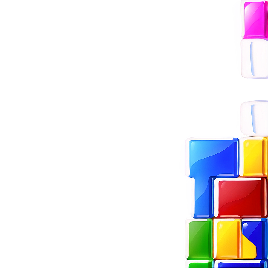 Colorful Tetris Pieces Png Syq22