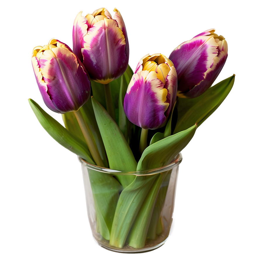 Colorful Tulip Bouquet Png 05242024