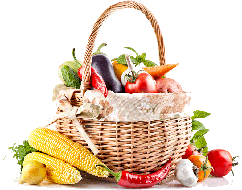 Colorful Vegetable Basket